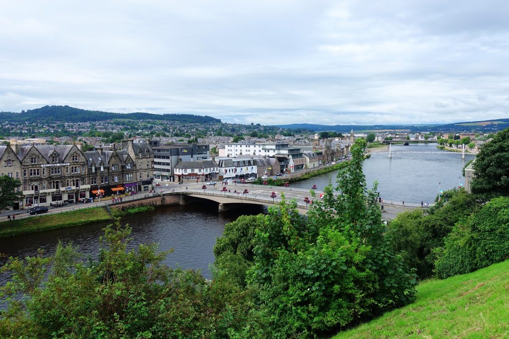 Inverness, capitale des Highlands de l’Écosse