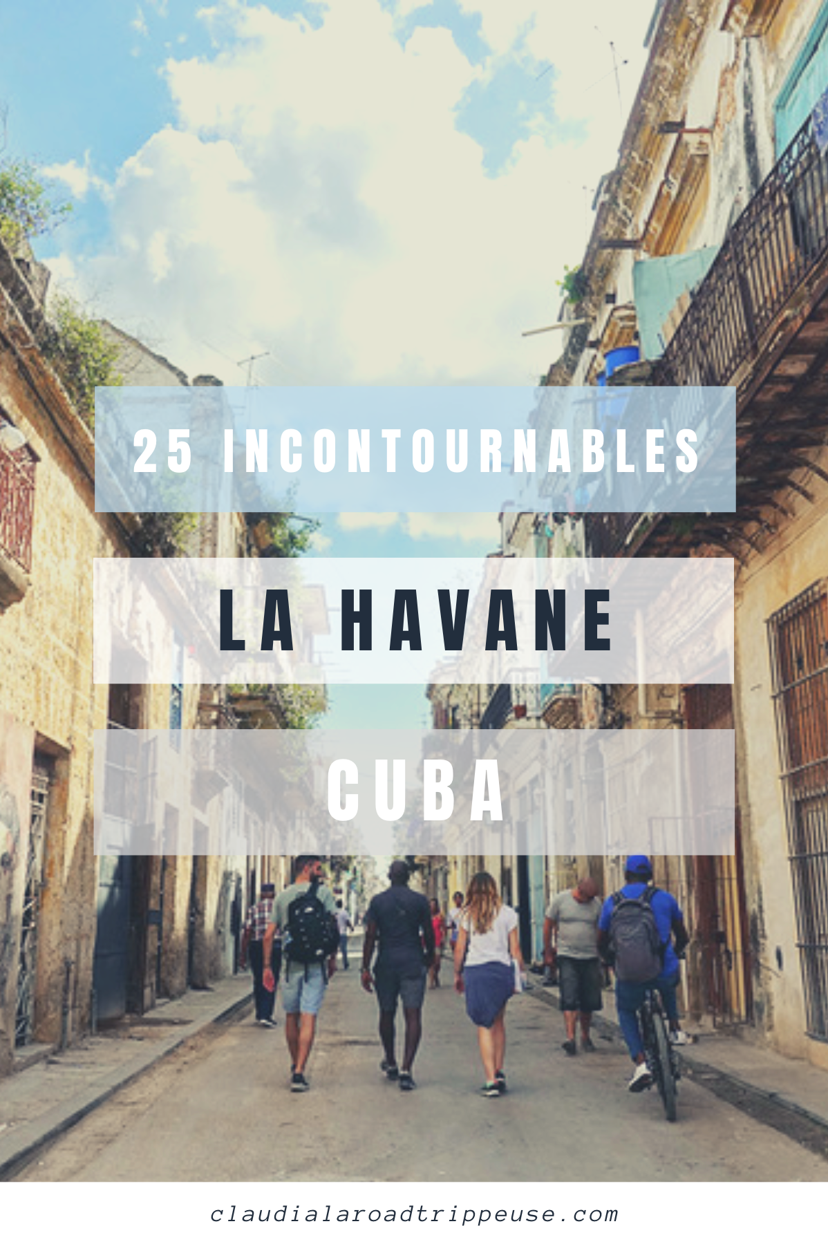 La Havane canva pour Pinterest