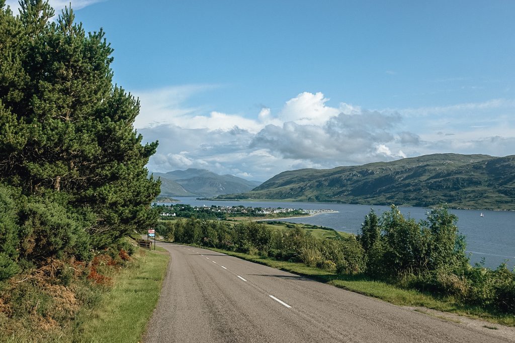 Route des Highlands de l'Écosse